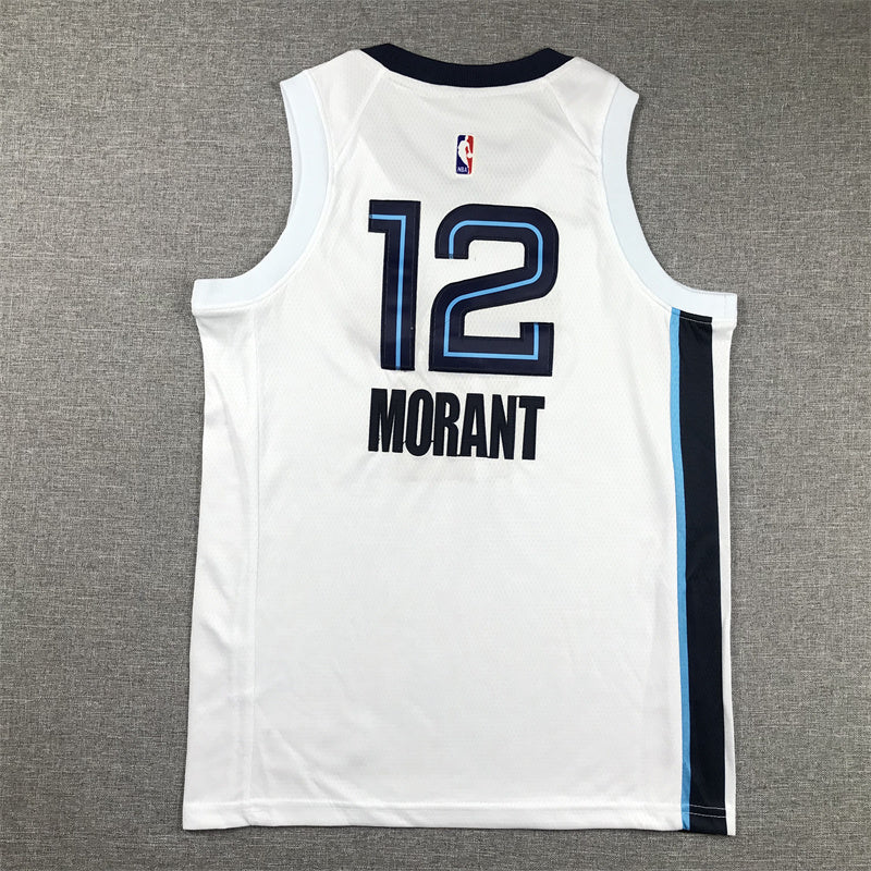 Youth Ja Morant Memphis Grizzlies #12 Association Edition Embroidered  Jersey