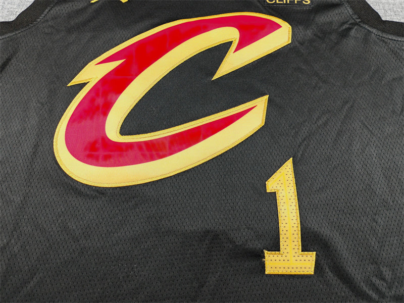 Cleveland Cavaliers James Harden #1 2026 City Edition — Embroidered Jersey