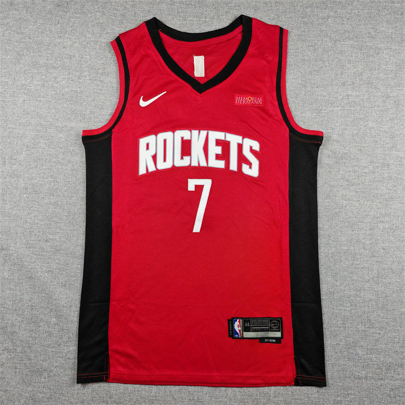 Houston Rockets Kevin Durant #7 City Edition Swingman Jersey - Embroidered
