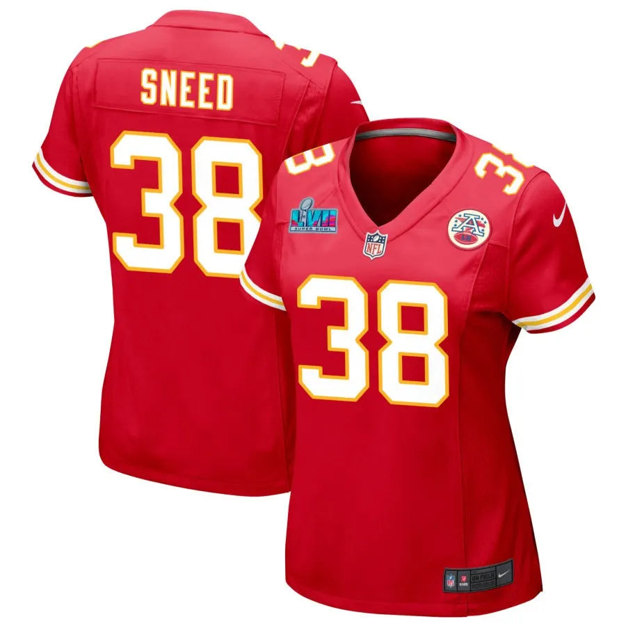 L'Jarius Sneed Kansas City Chiefs Women's Super Bowl LVII Game Jersey - Red