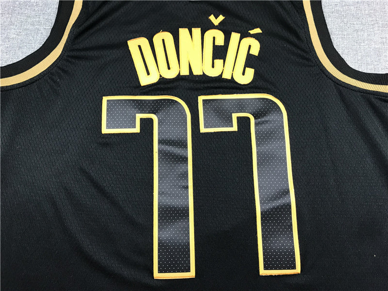 Dallas Mavericks Luka Doncic #77 City Edition Swingman Jersey — Embroidered