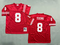 Mens Steve Young#8 San Francisco 49ers Vintage Throwback Jersey