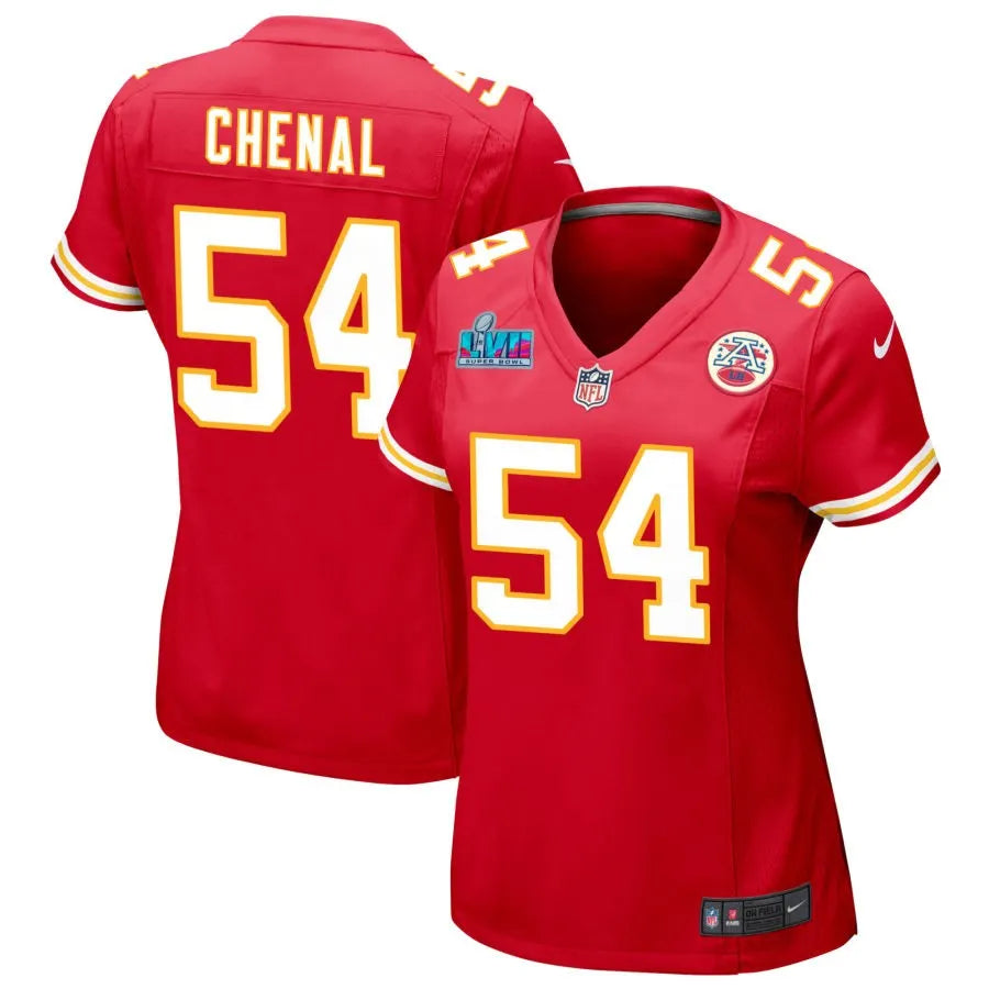 Leo Chenal Kansas City Chiefs Women's Super Bowl LVII Game Jersey - Red