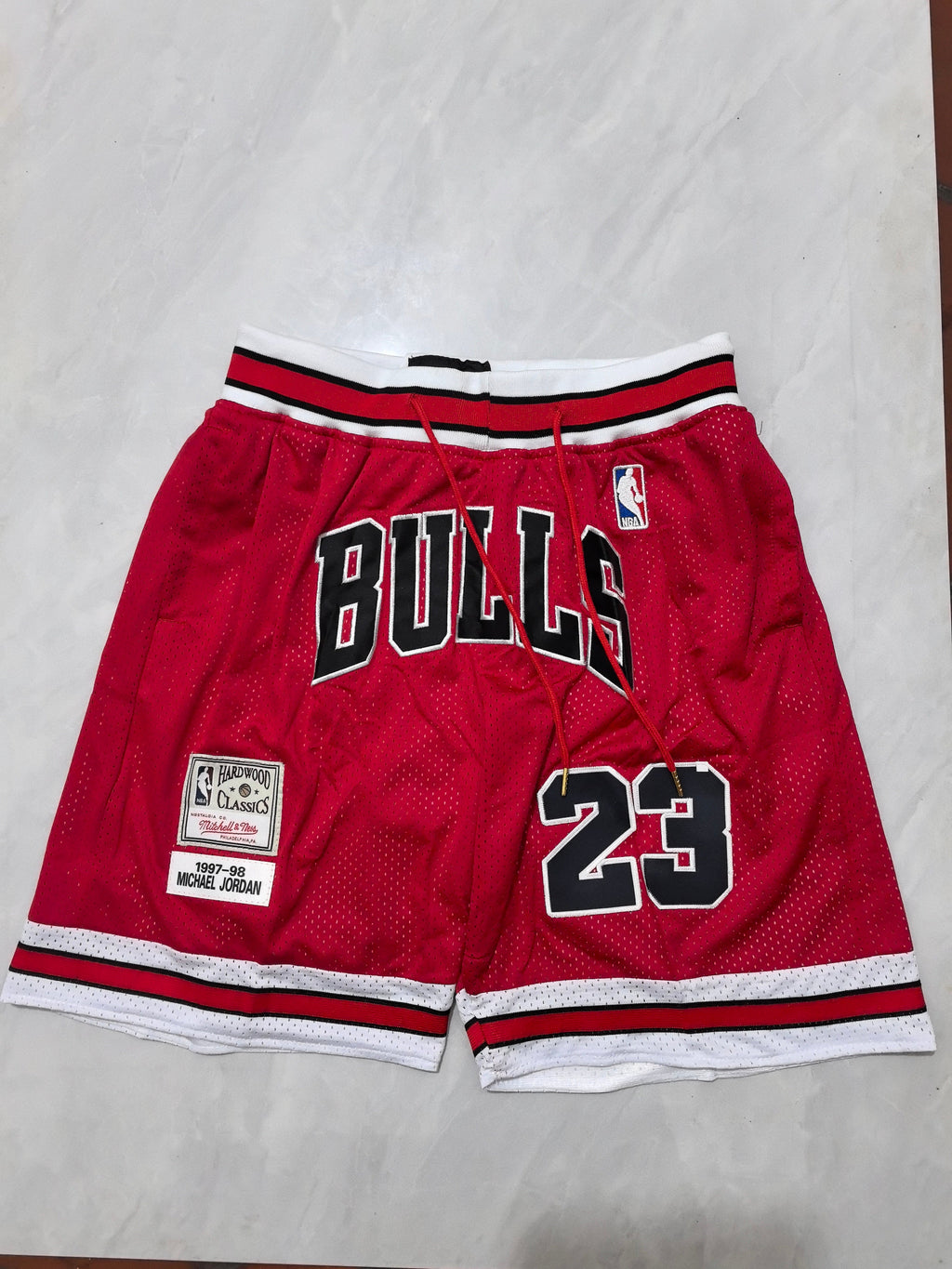 Chicago Bulls Red Retro Pocket Shorts