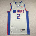 Detroit Pistons Cade Cunningham #2 City Edition Swingman Jersey — Embroidered