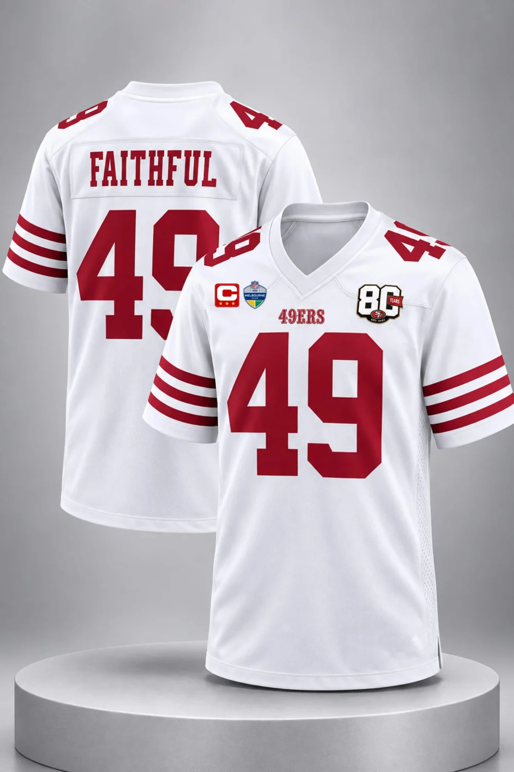 49ers 80th Anniversary Game Jersey