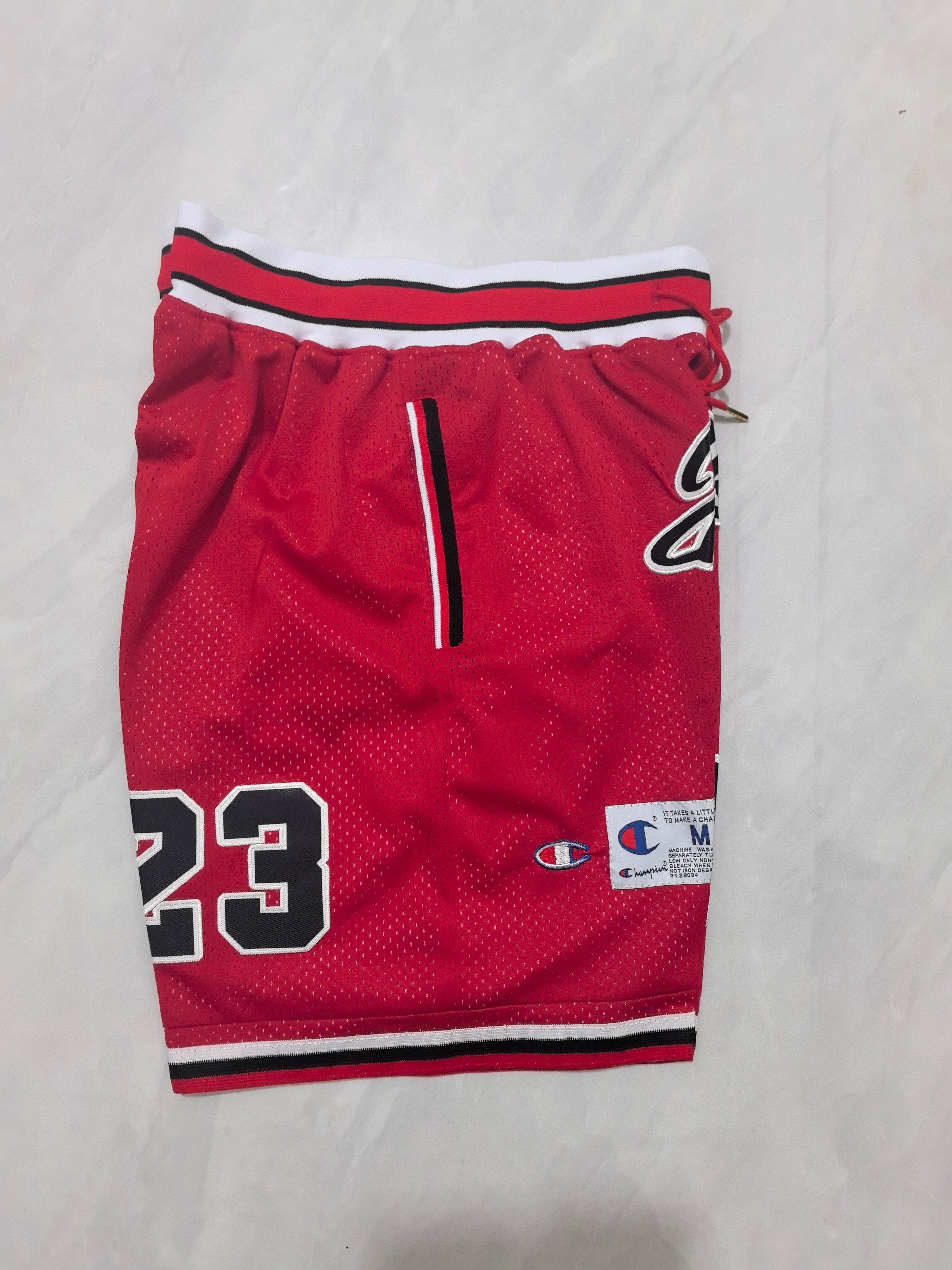 Chicago Bulls Red Retro Pocket Shorts