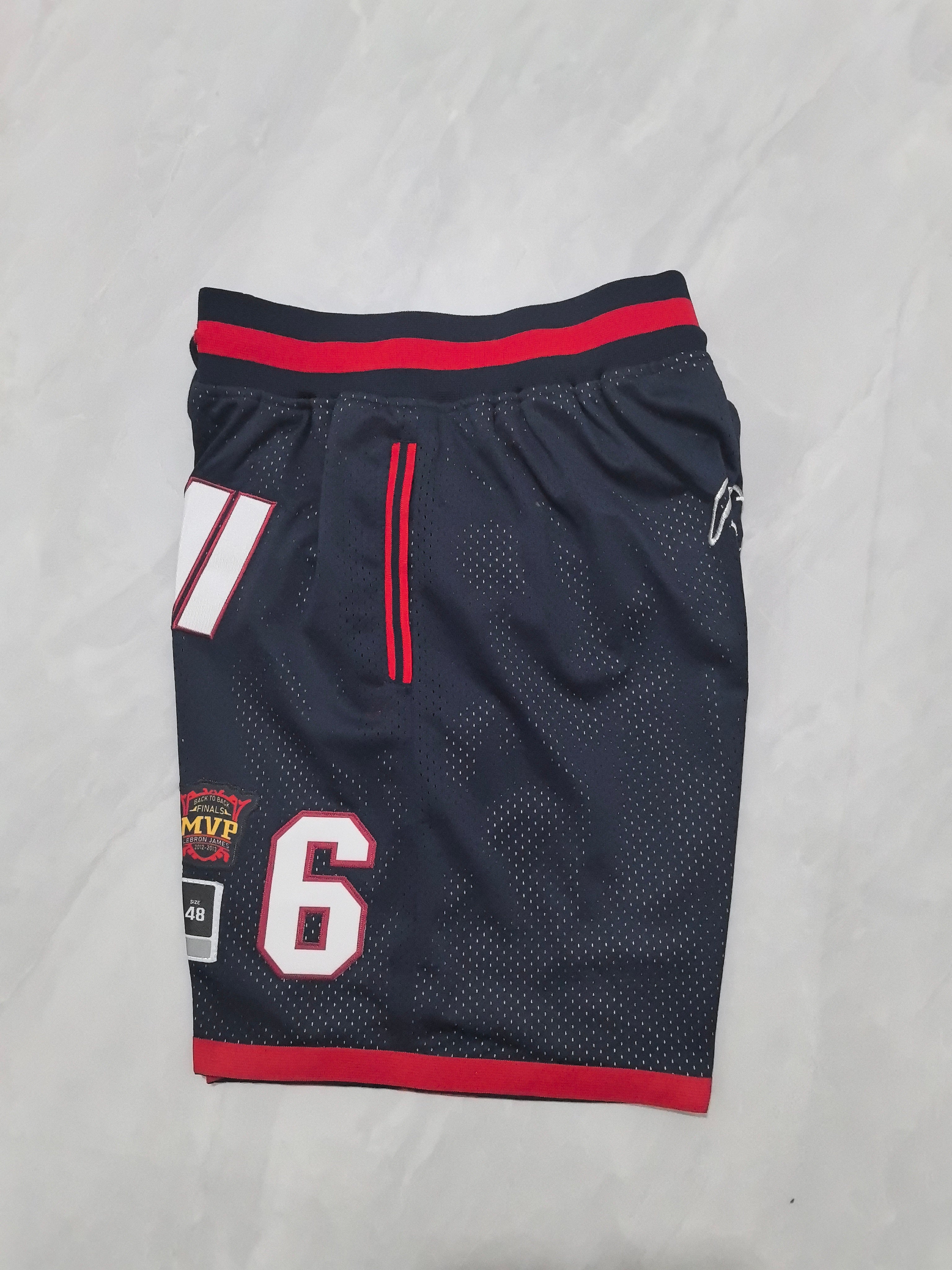 Miami Heat Black Retro Pocket Shorts
