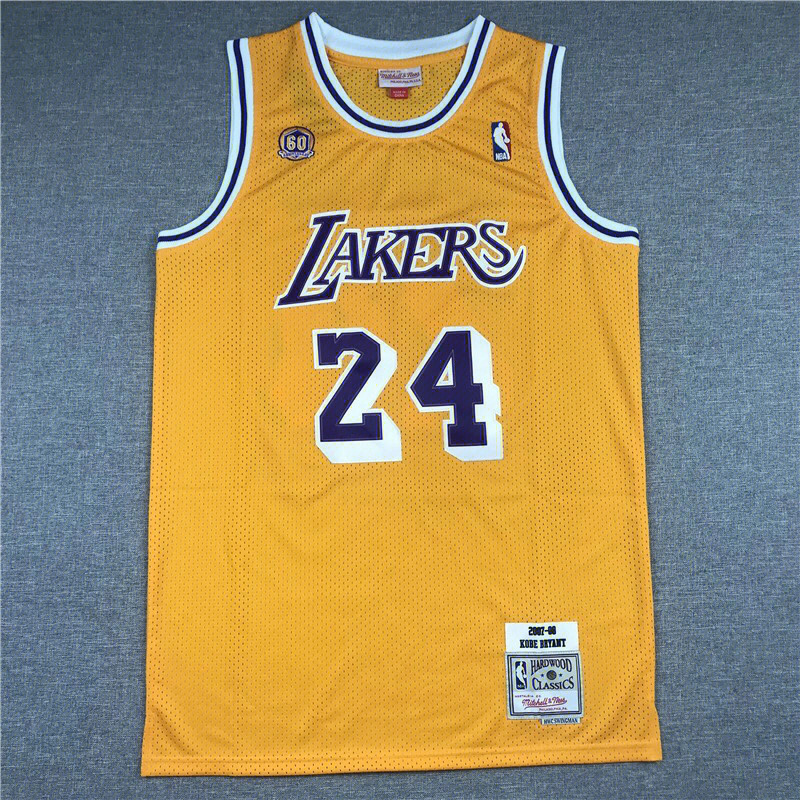 Los Angeles Lakers Kobe Bryant Yellow 24 MN