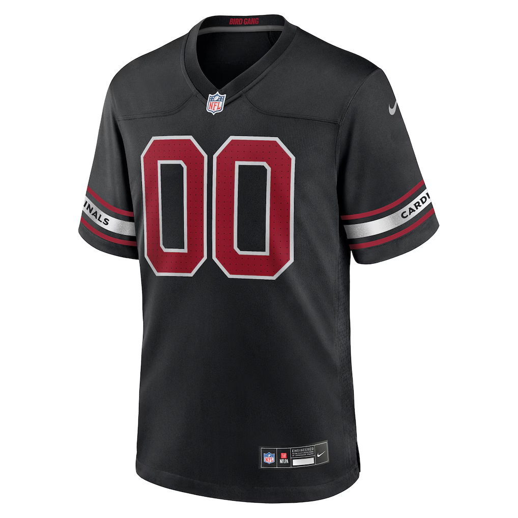 Custom Arizona Cardinals Black Game Jersey
