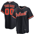 Custom Detroit Tigers Alternate Jersey - Navy