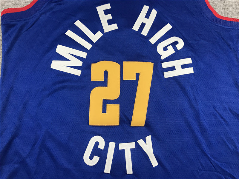 Denver Nuggets Jamal Murray #27 City Edition — Embroidered Jersey