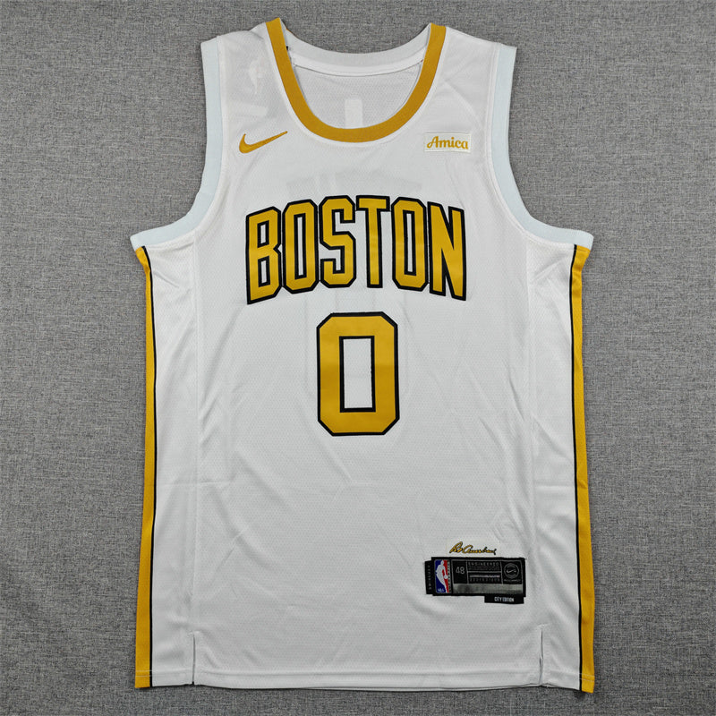 Boston Celtics Jayson Tatum #0 2026 City Edition - Embroidered Jersey