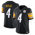 DK Metcalf #4 Pittsburgh Steelers Black Game Jersey