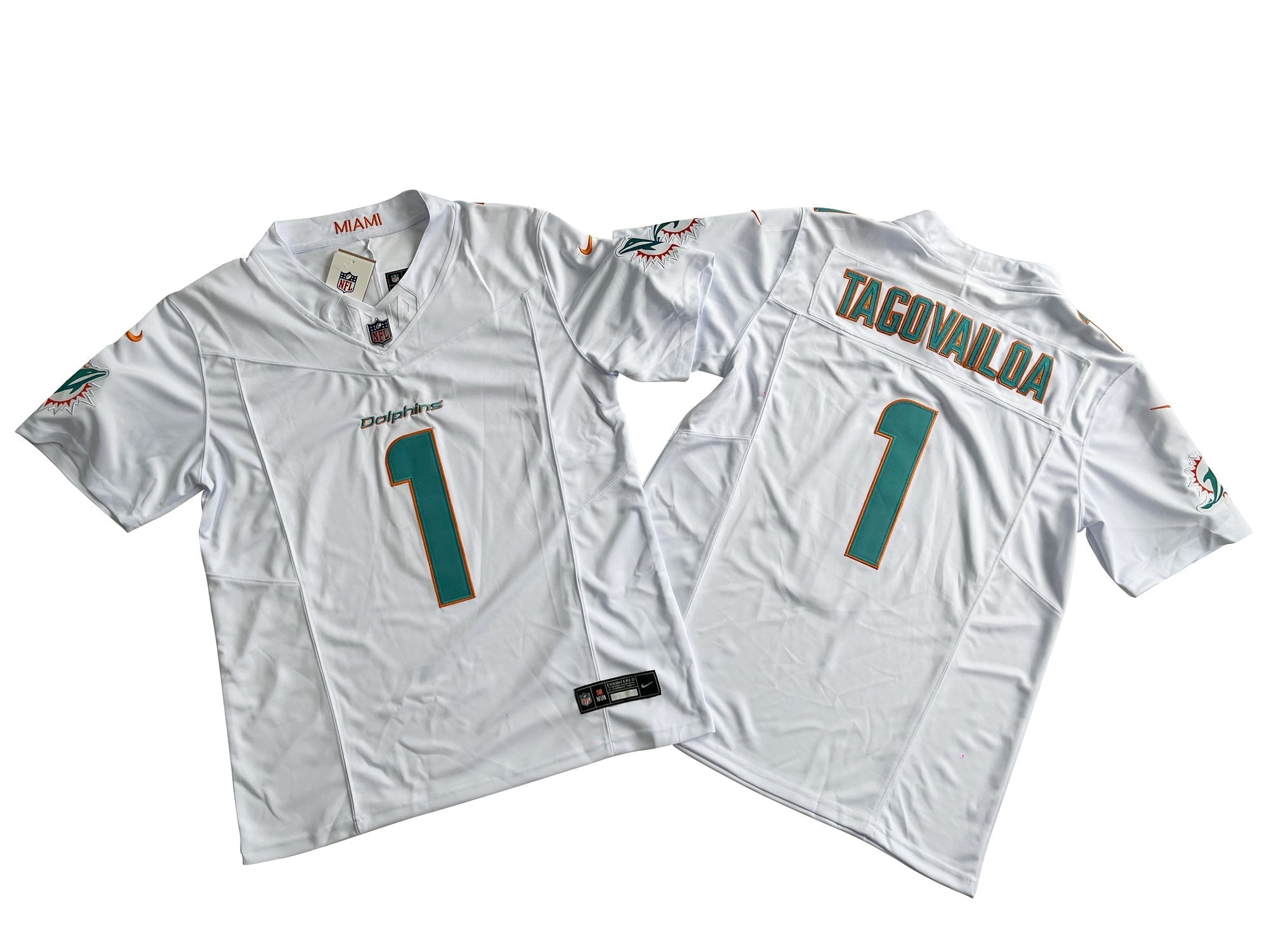 Miami Dolphins 1# Tua Tagovailoa  Vapor F.U.S.E. Limited Jersey