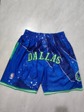 Dallas Mavericks Blue Swingman Pocket Shorts
