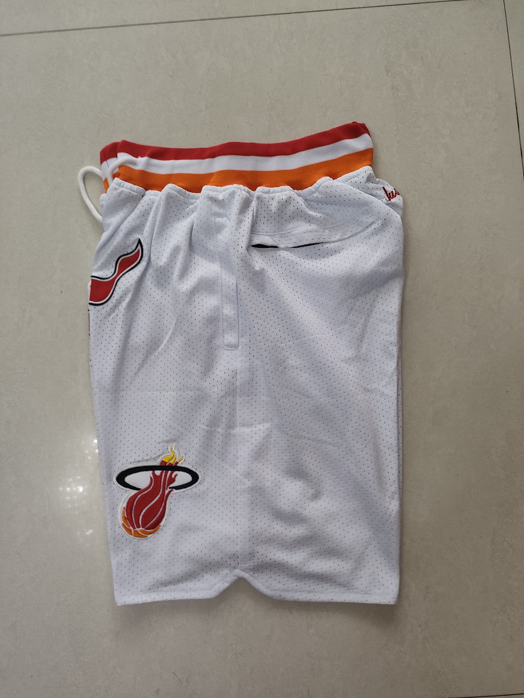 Miami Heat white pocket pants