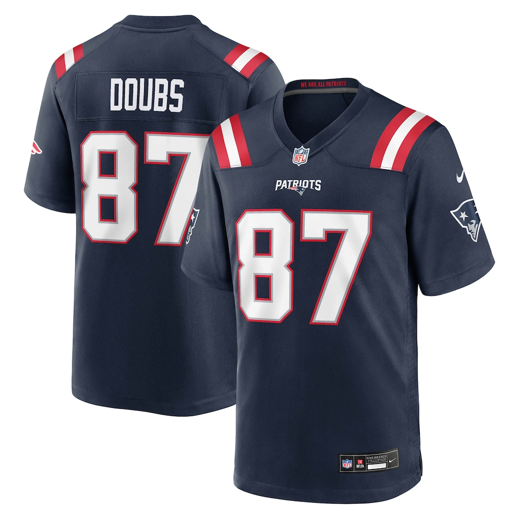 Romeo Doubs #87 New England Patriots Jersey