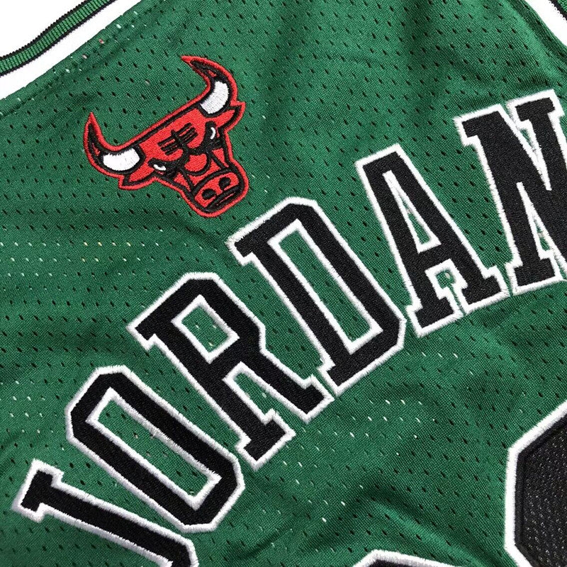 Michael Jordan Chicago Bulls Jersey 23 Green MN