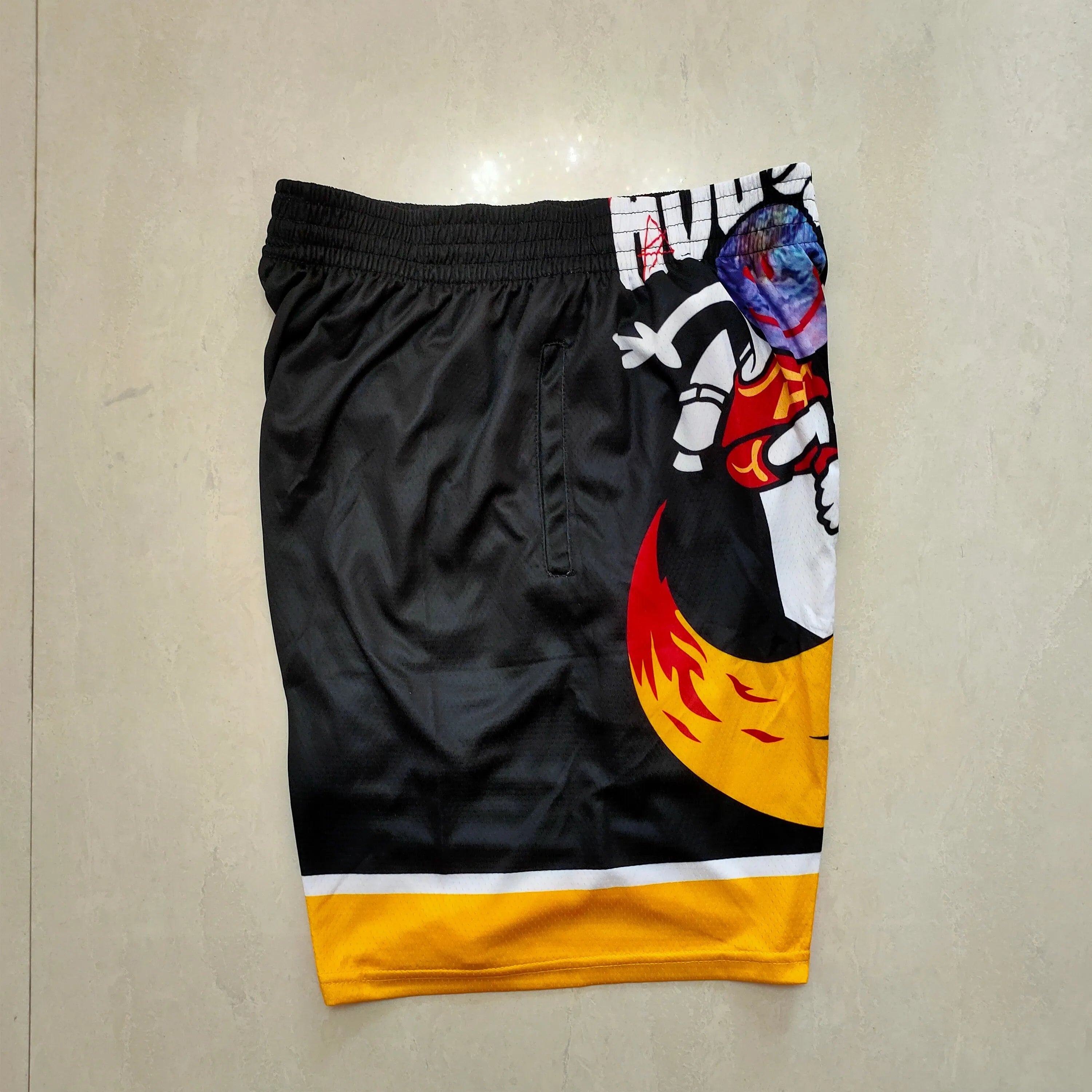 Houston Rockets Mitchell&ness black pocket pants