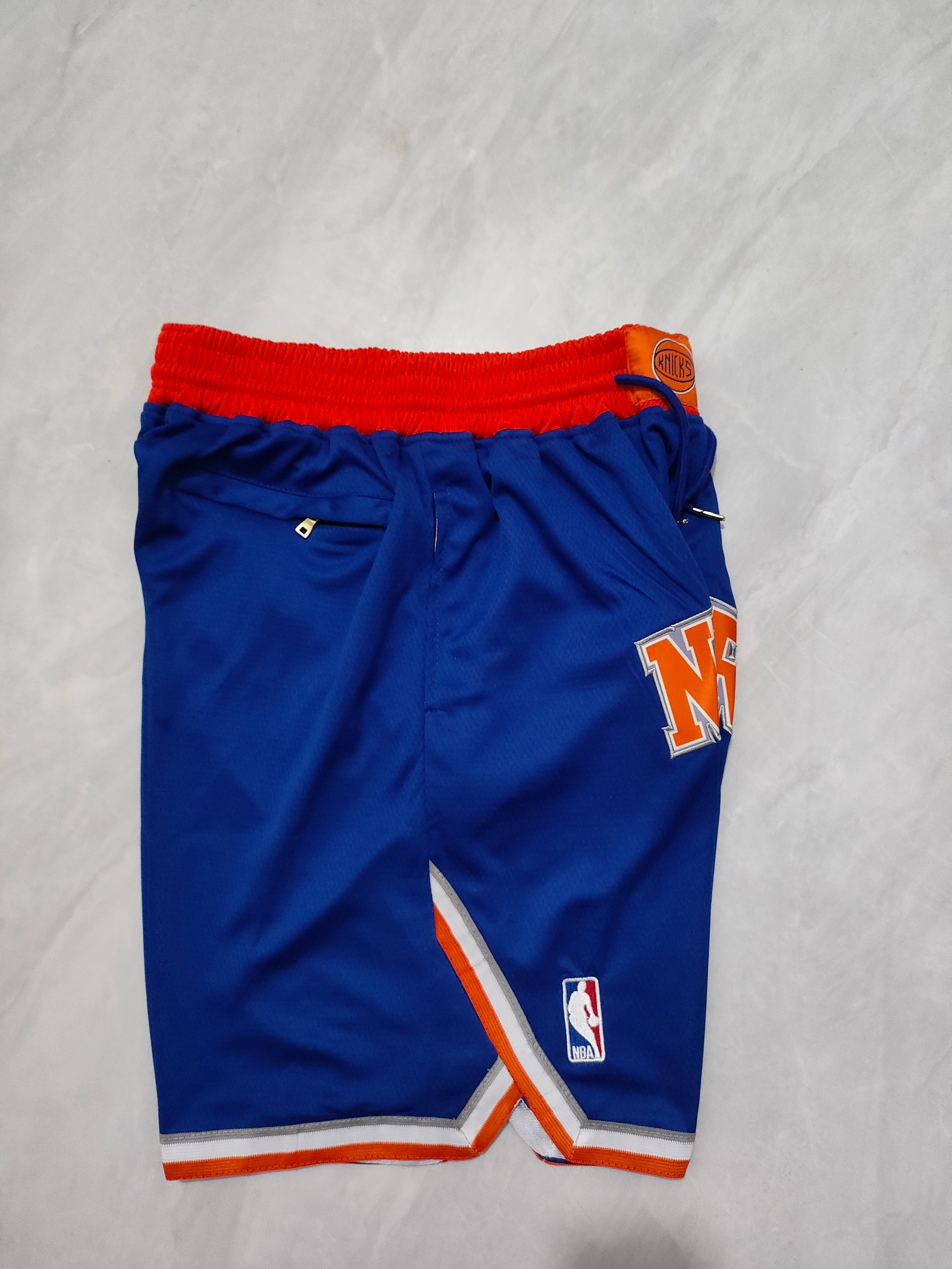 New York Knicks Blue Regular Edition Pocket Shorts