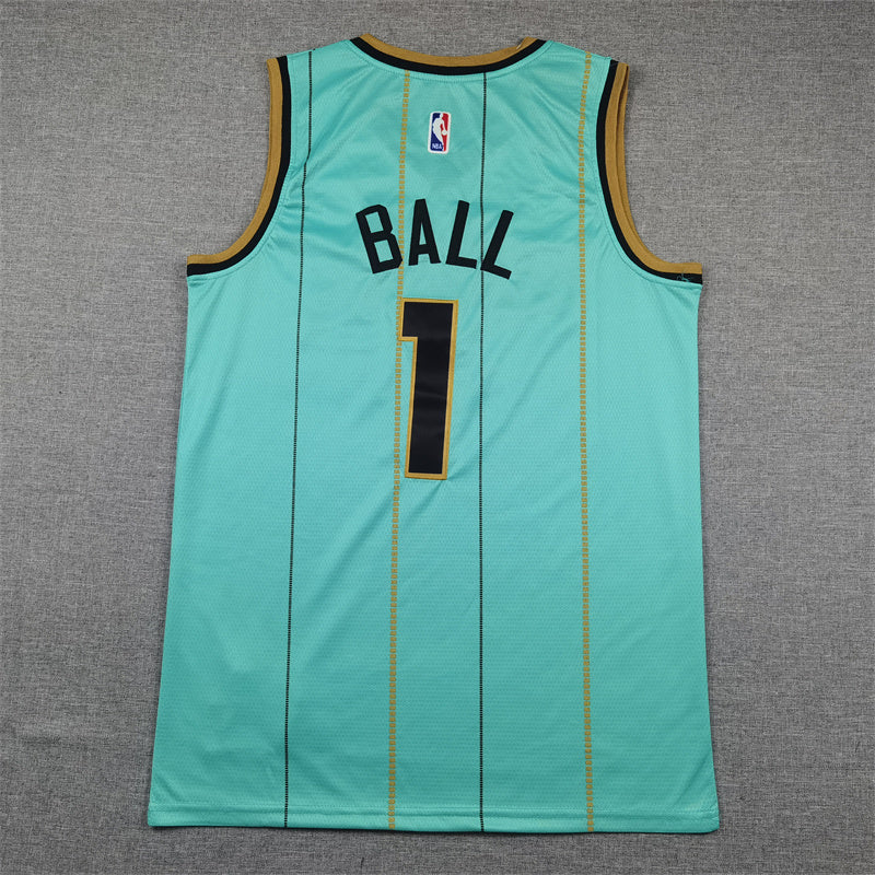 Charlotte Hornets LaMelo Ball #1 City Edition Swingman Jersey - Embroidered