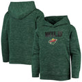 Men's Green Minnesota Wild Logo Scuba Pullover Hoodie