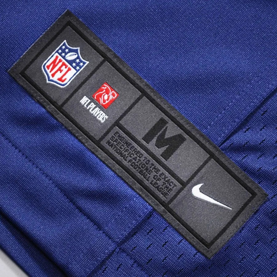 Mens New York Giants Eli Manning Royal Blue Game Jersey