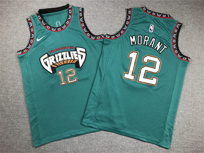 Youth Ja Morant Memphis Grizzlies #12 Embroidered  Jersey
