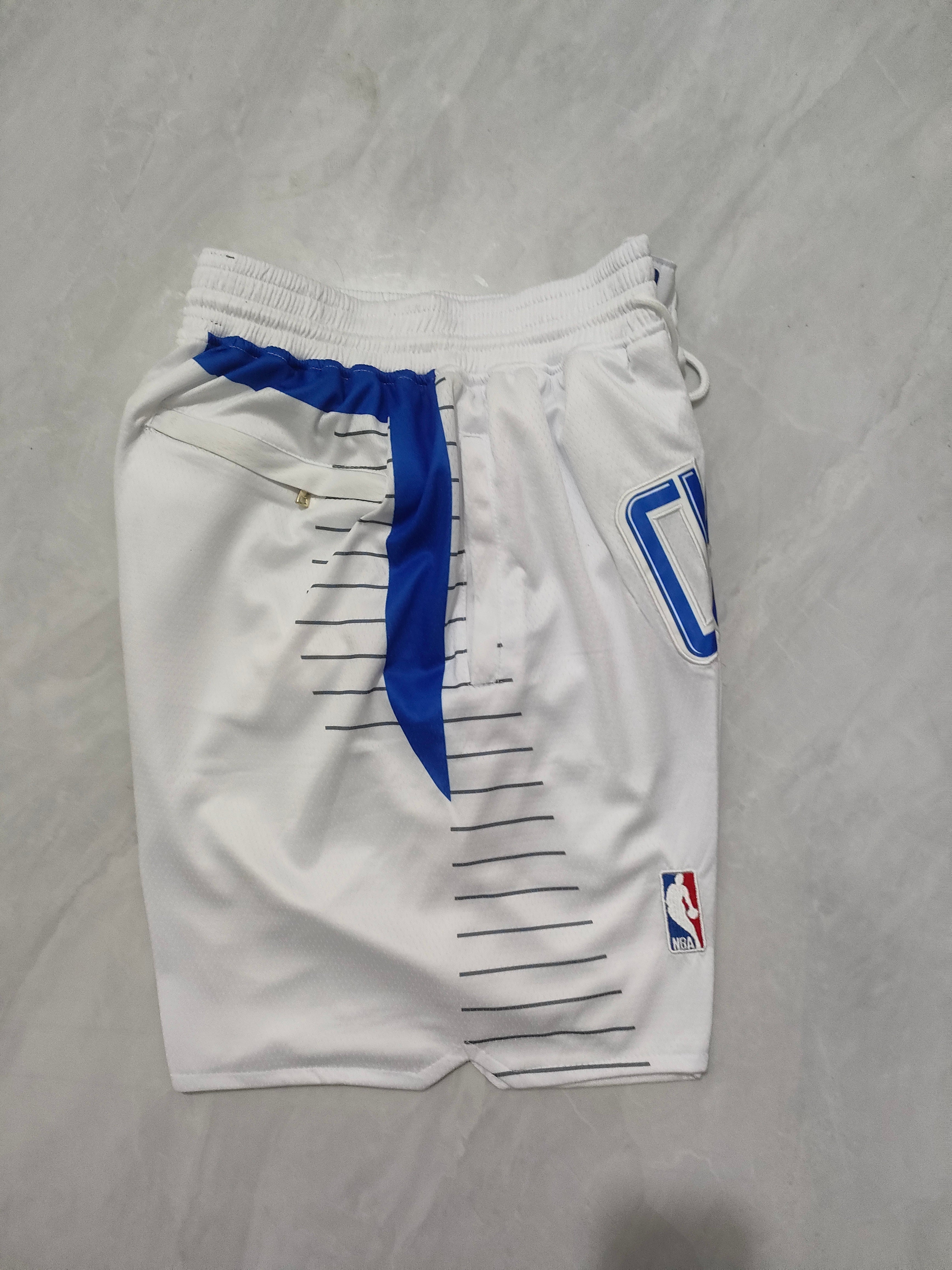 Los Angeles Clippers White Regular Edition Pocket Shorts
