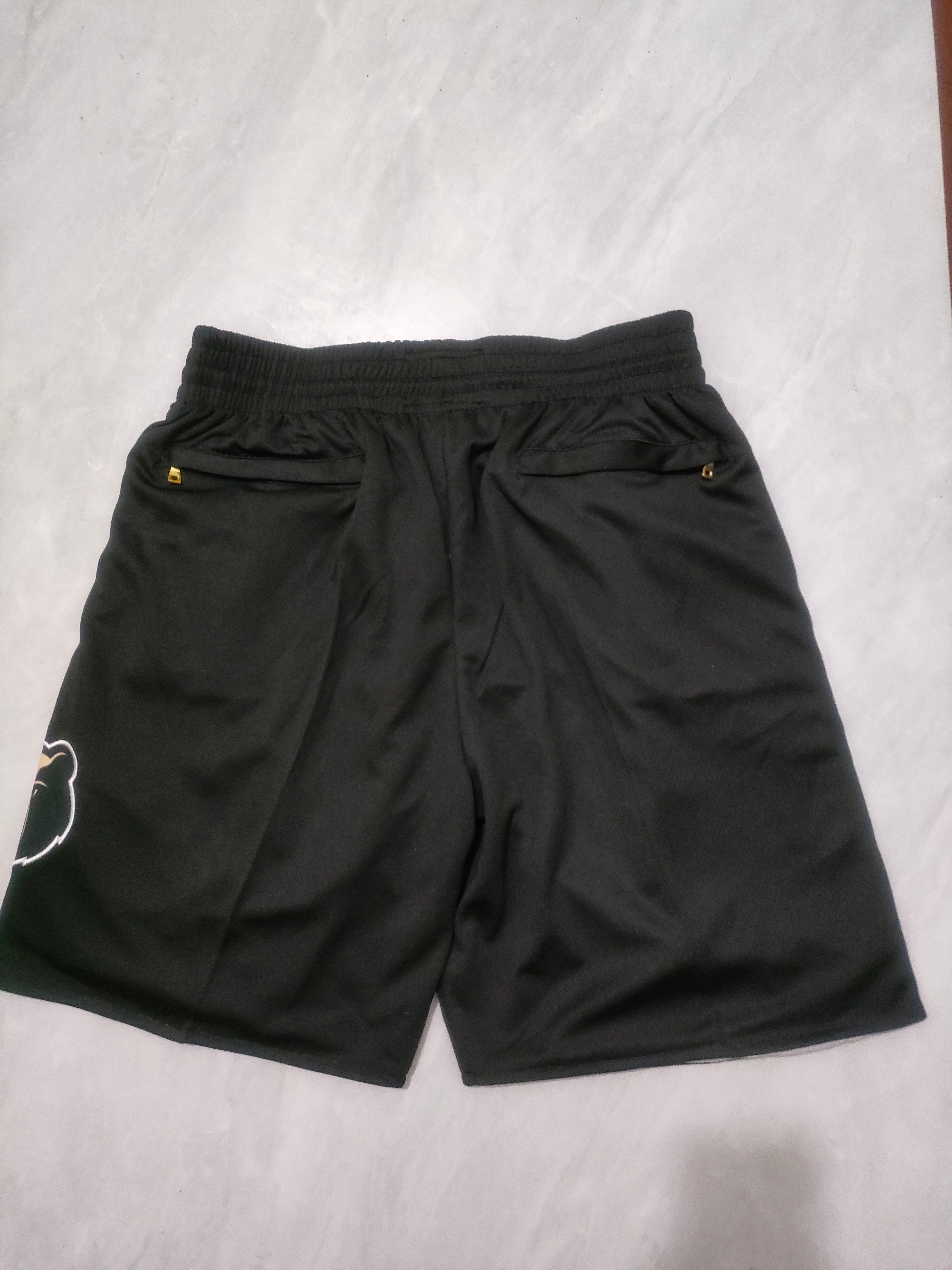 Memphis Grizzlies 2024 Black City Edition Pocket Shorts