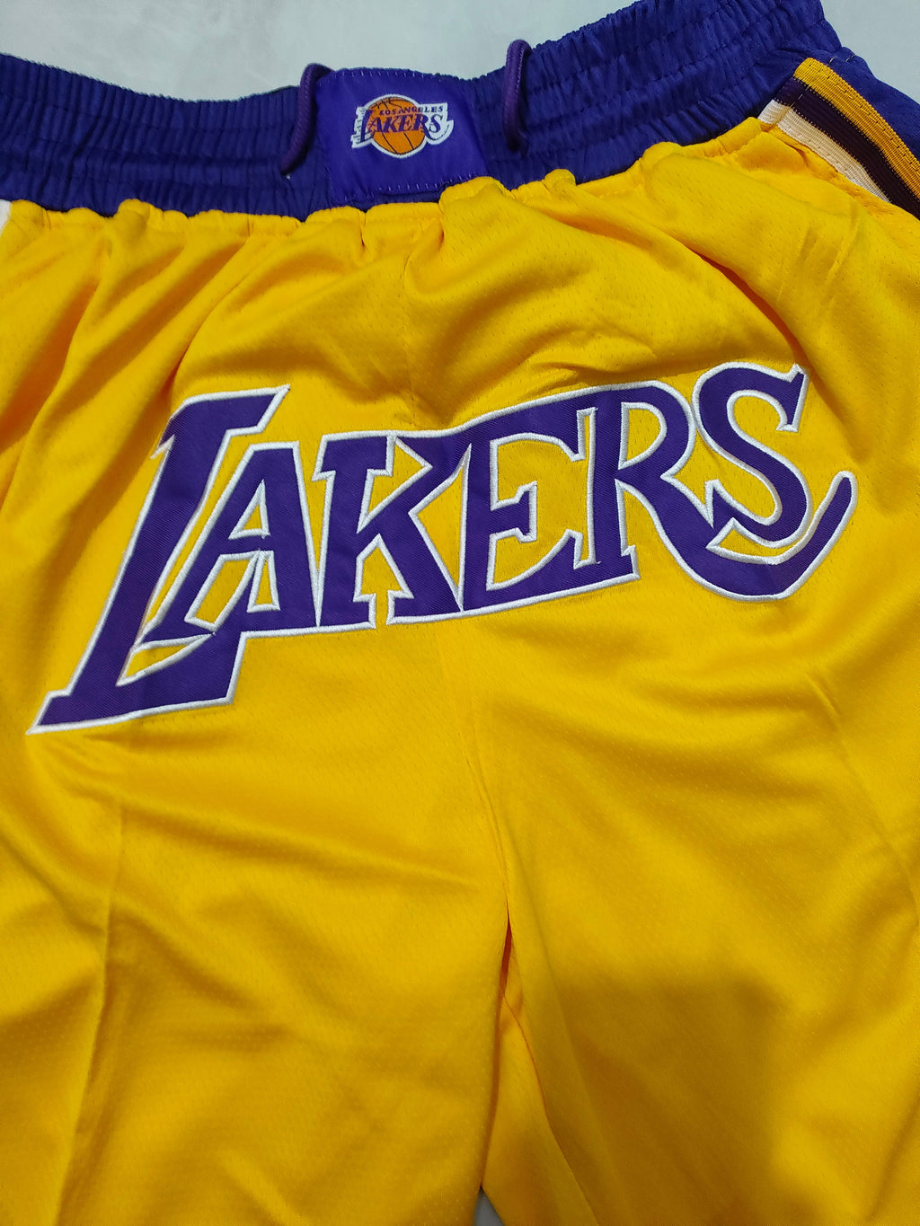 Los Angeles Lakers Yellow Regular Pocket Shorts