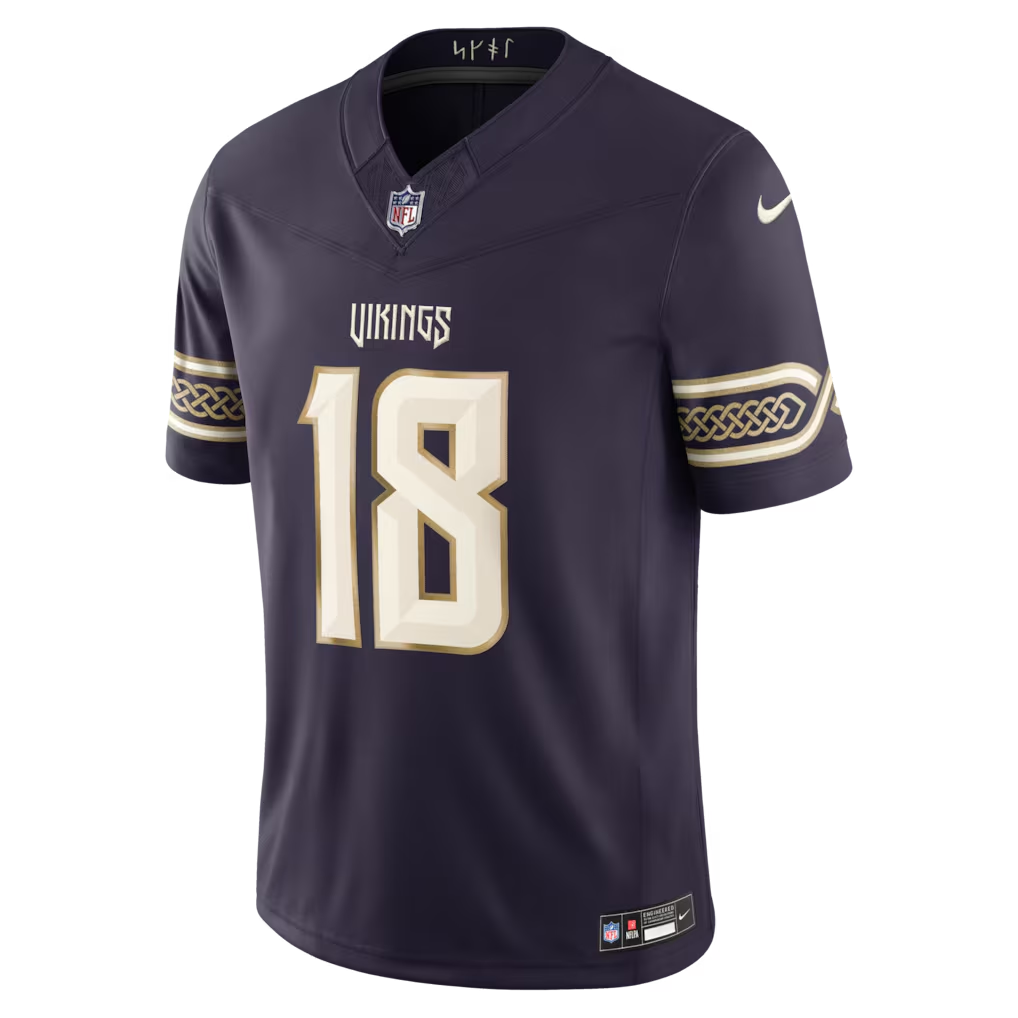 Men's Justin Jefferson #18 Minnesota Vikings Rivalries Collection Limited Jersey
