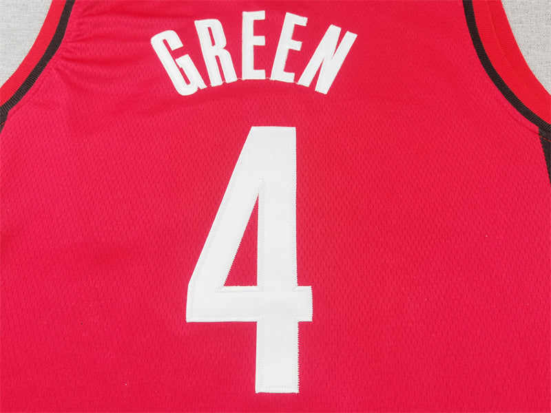 Houston Rockets Jalen Green #4 City Edition Swingman Jersey - Embroidered