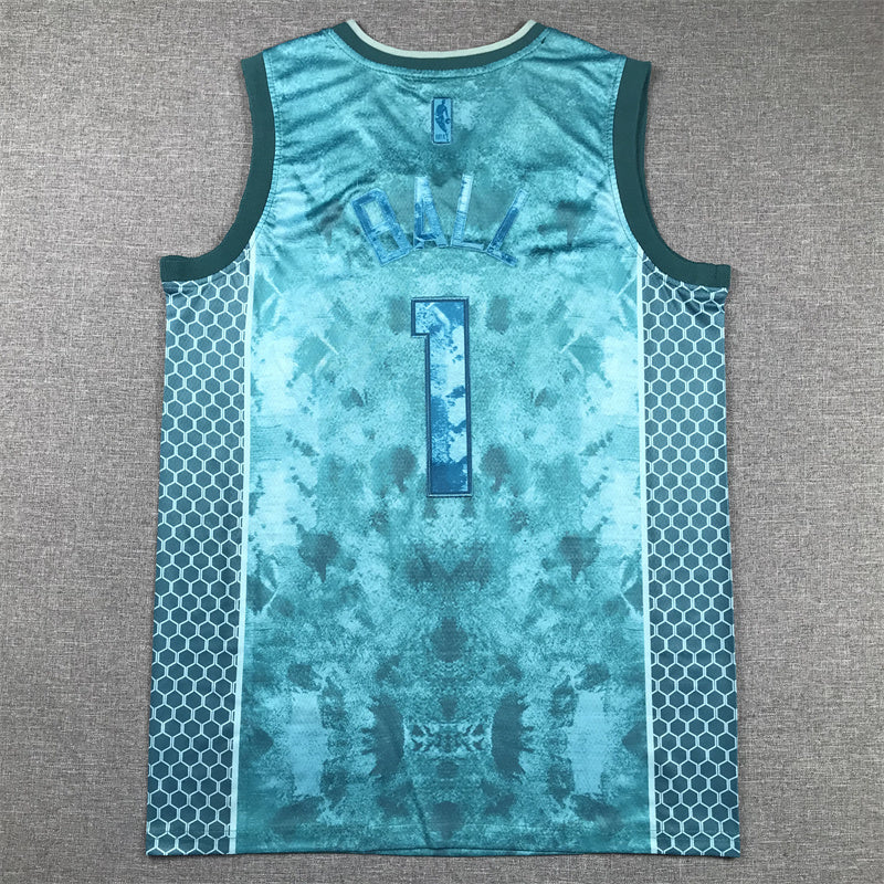 Charlotte Hornets LaMelo Ball #1 City Edition - Embroidered Jersey