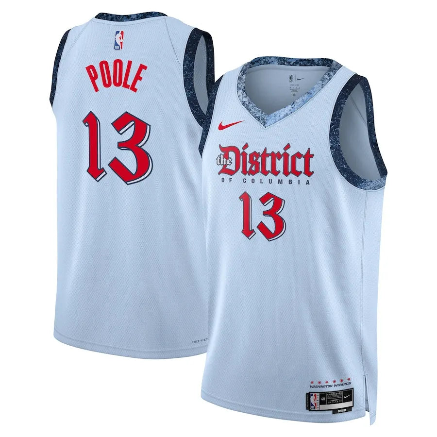 Washington Wizards Nike City Edition Swingman Jersey 2024 - Blue - Jordan Poole - Unisex