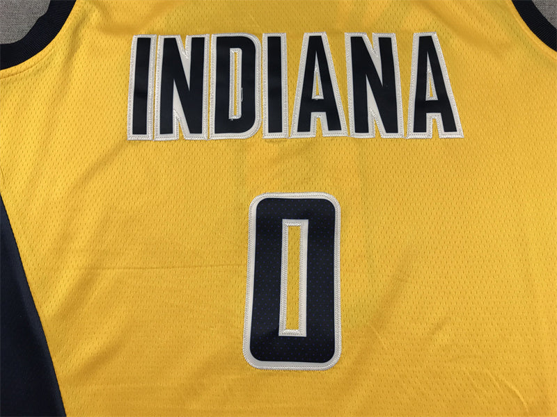Indiana Pacers Tyrese Haliburton #0 City Edition Swingman Jersey - Embroidered