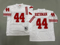 Mens Tom Rathman#44 White San Francisco 49ers Vintage Throwback Jersey