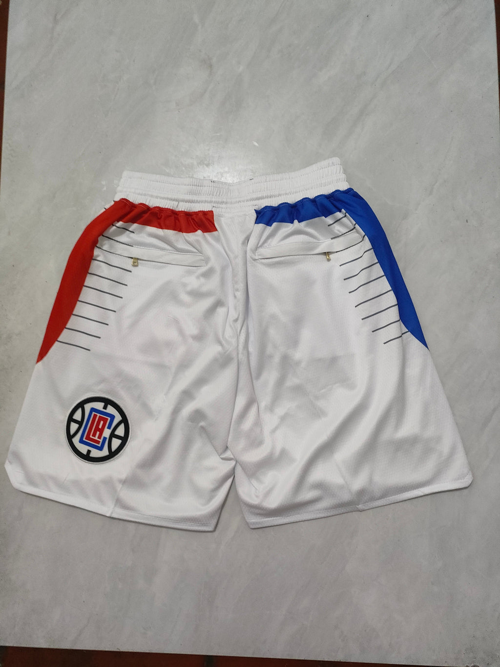 Los Angeles Clippers White Regular Edition Pocket Shorts