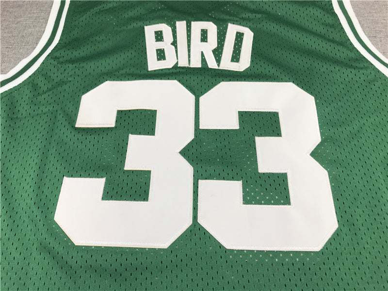 Boston Celtics Larry Bird #33 1985-86 Throwback — Embroidered Jersey