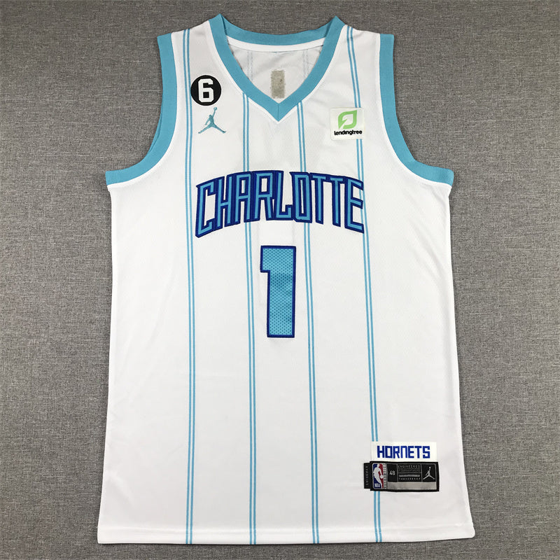 Charlotte Hornets LaMelo Ball #1 City Edition Swingman Jersey - Embroidered