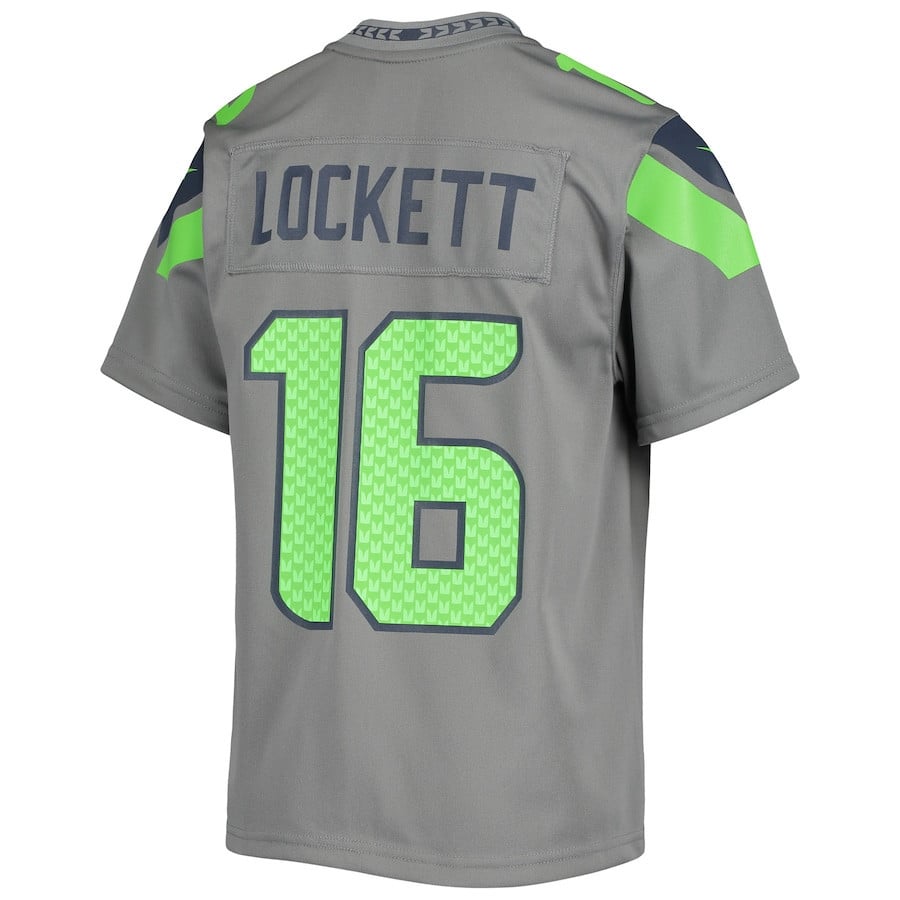Tyler Lockett Seattle Seahawks Youth Inverted Team Game Jersey - Gray