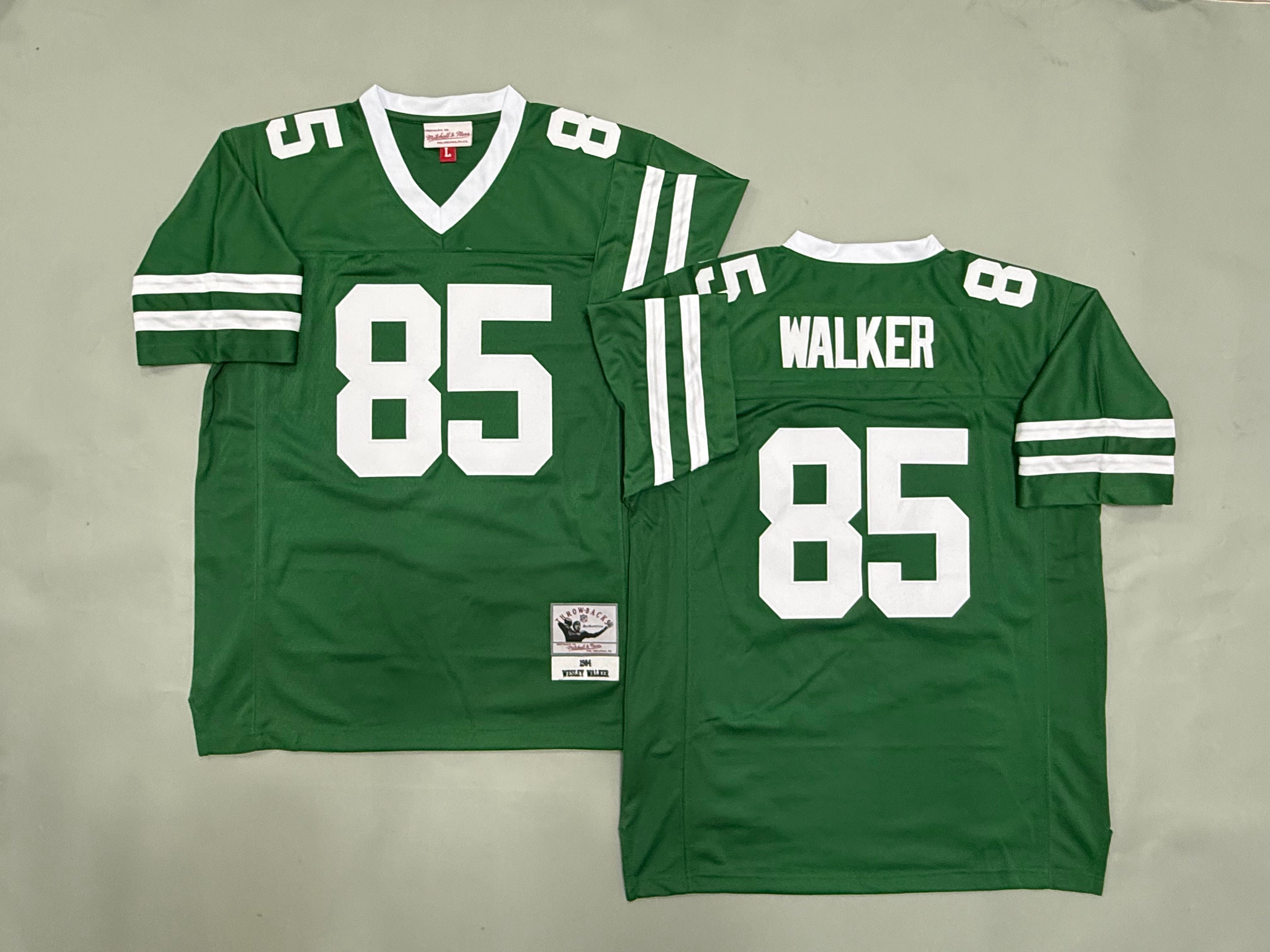 Mens Wesley Walker#85 New York Jets Vintage Throwback Jersey