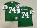 Mens Nick Mangold#74 New York Jets Vintage Throwback Jersey