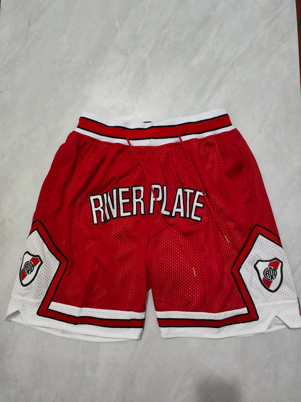 River Plate Red Pocket Shorts