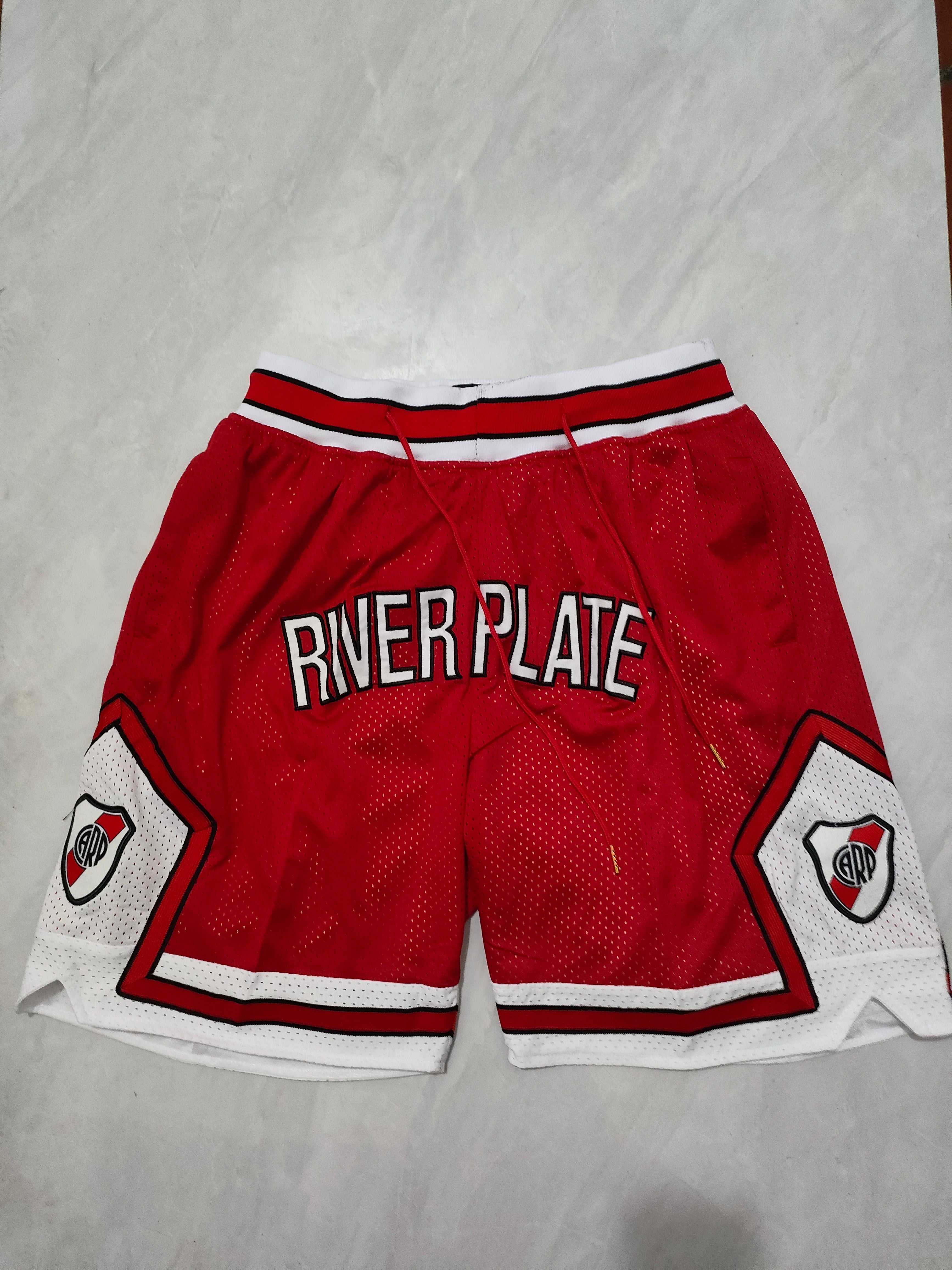 River Plate Red Pocket Shorts