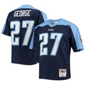 Men's Tennessee Titans Eddie George Mitchell & Ness Navy Legacy Replica Jersey