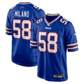 Men's Buffalo Bills Matt Milano  Royal Game Player Jersey