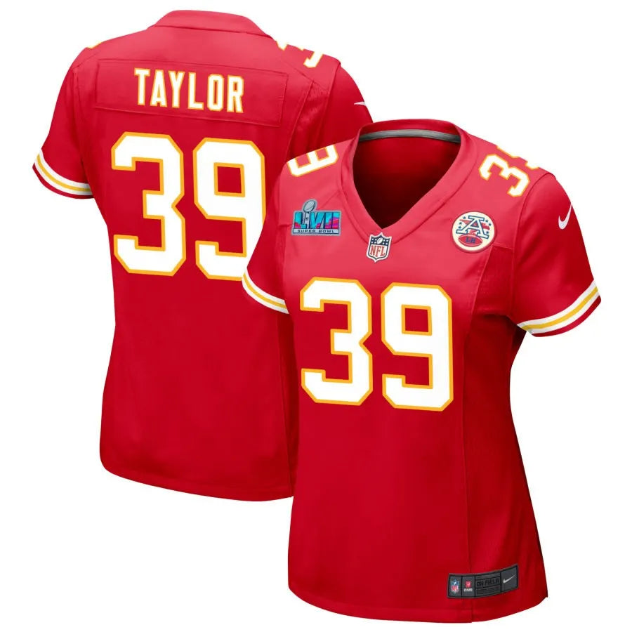 Keith Taylor Kansas City Chiefs Women's Super Bowl LVII Game Jersey - Red
