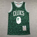 Boston Celtics BAPE #93 Throwback — Embroidered Jersey